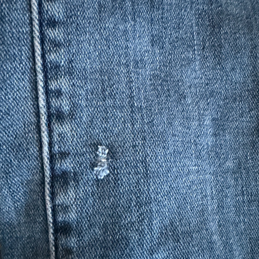 Madewell Medium Blue Wide-Leg Jeans - Picture 9 of 10